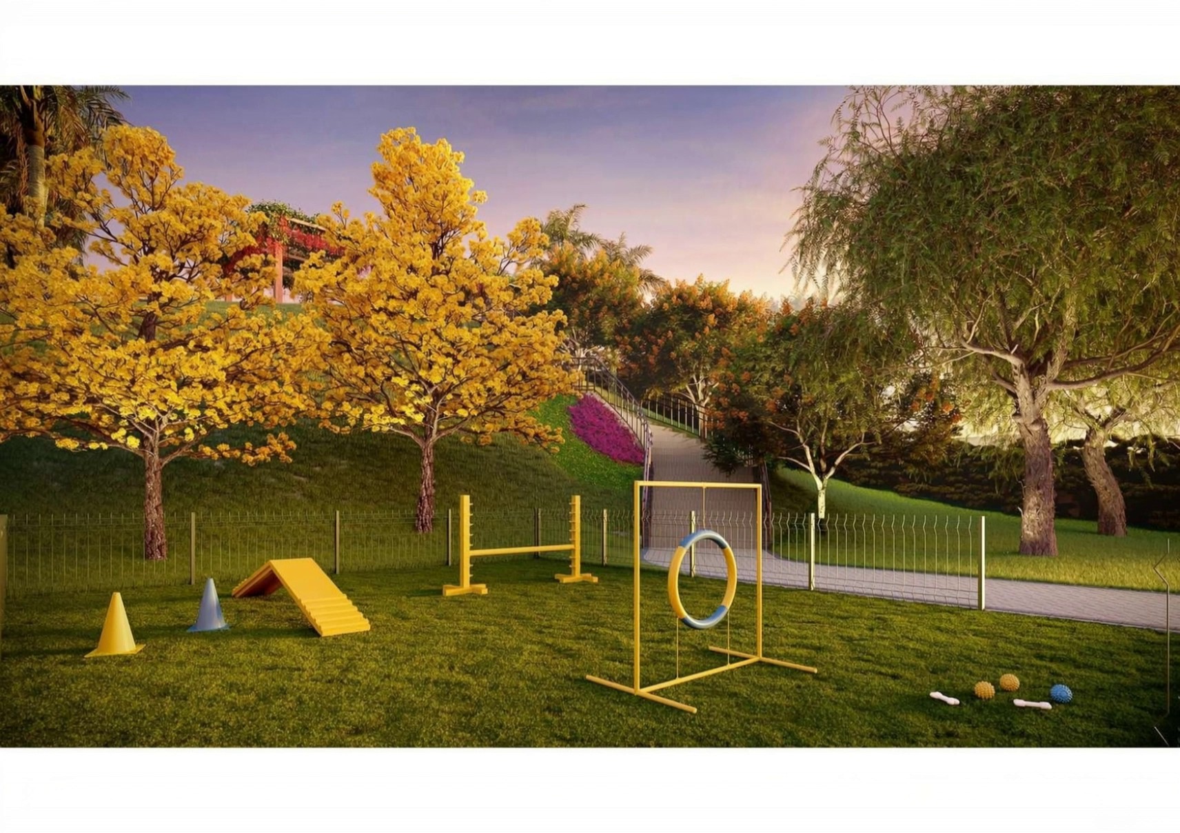 Petplace com agility — Jardins Áustria